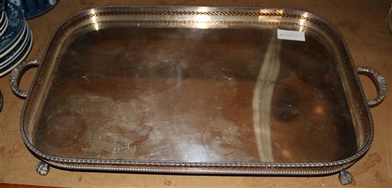 Large plated tray